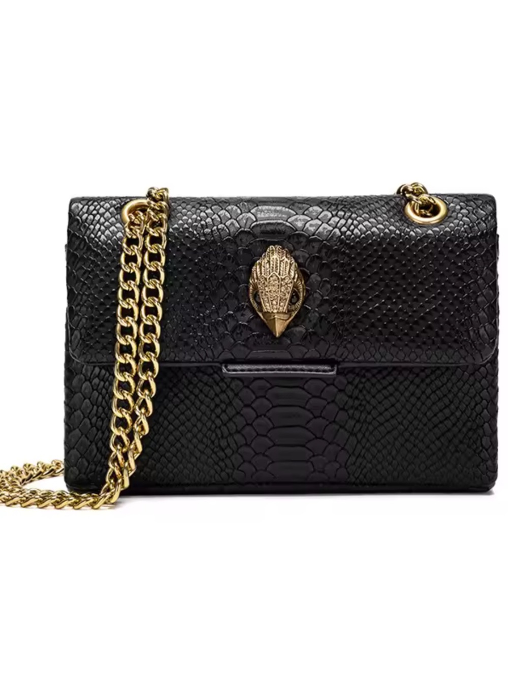 New Kurt Geiger Black Leather Shoulder Bag 8 in length & 5 in height & 3in width